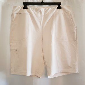 Chico's Golf Zenergy Shorts- White (sz 16 18 XL)